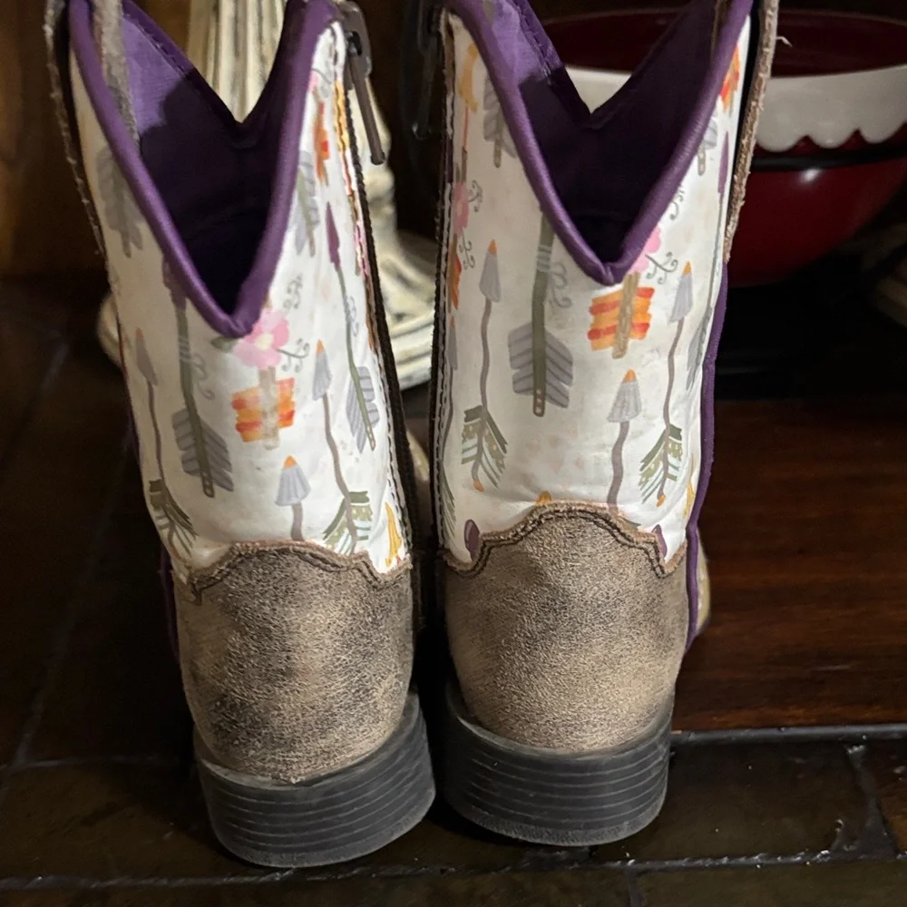 Twister Hannah Girl’s Purple Toddler Cowboy Boots